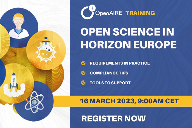 Horizon Europe Open Science requirements in practice webinar
