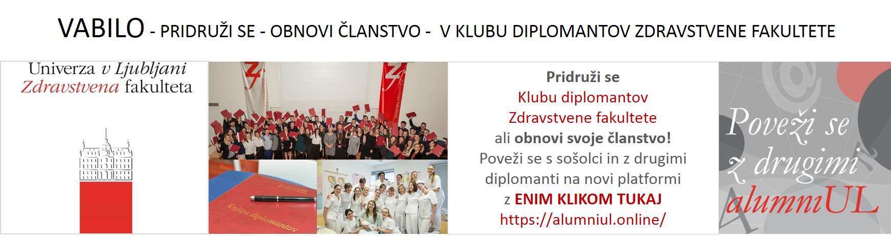 UL ZF | Klub diplomantov baner