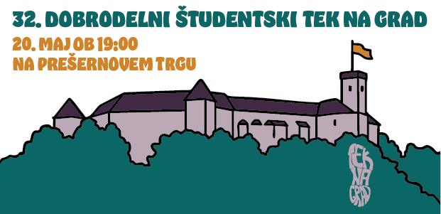 32. dobrodelni Študentski tek na grad