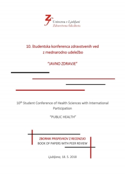 10. študentska konferenca zdravstvenih ved z mednarodno udeležbo Javno zdravje