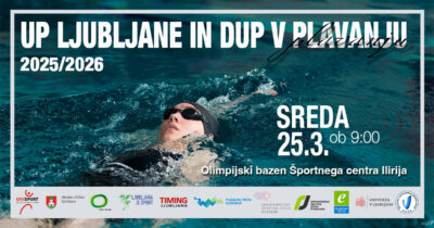 UP Ljubljane in Državno UP v plavanju 2025/2026