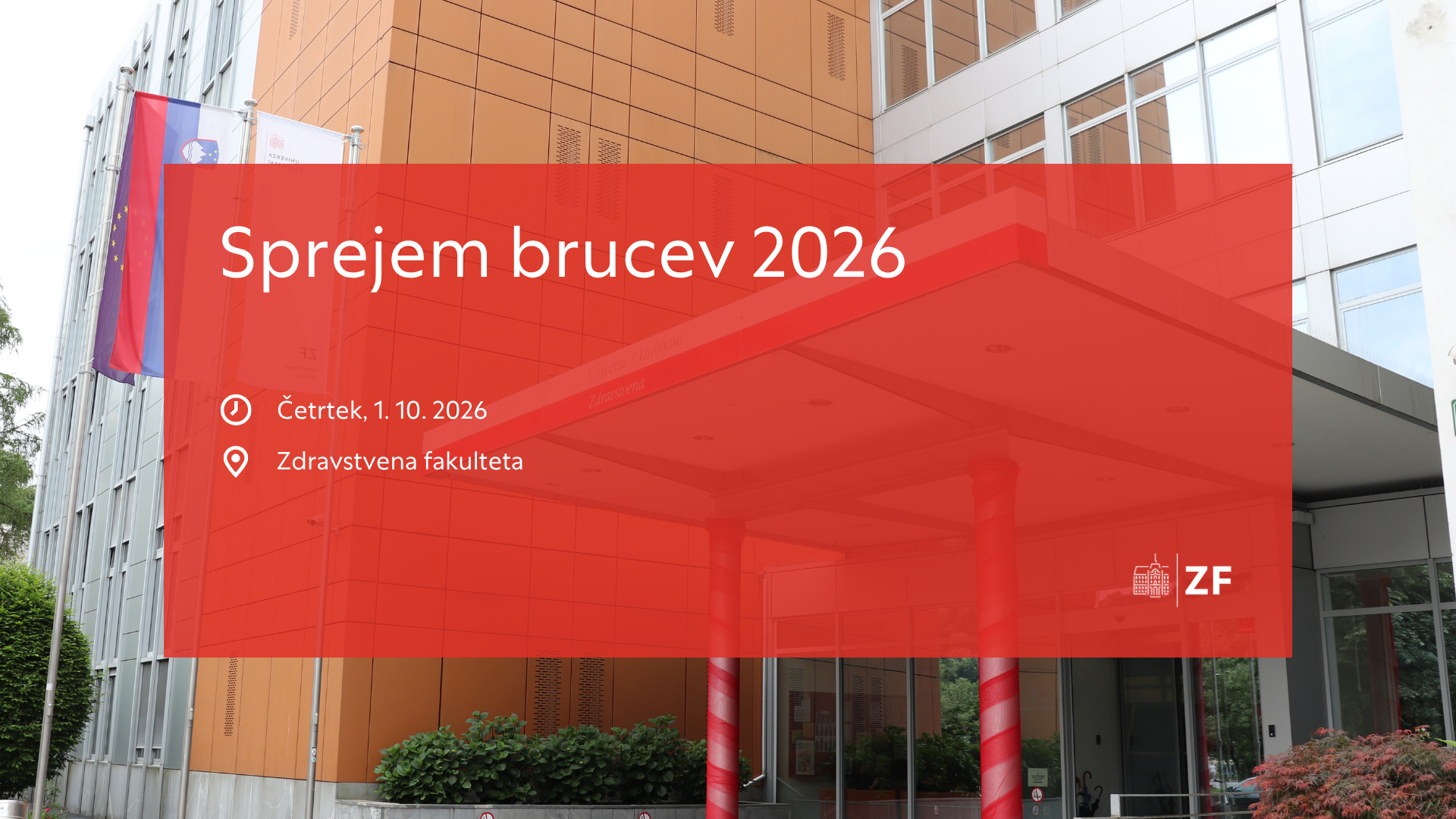 Sprejem brucev